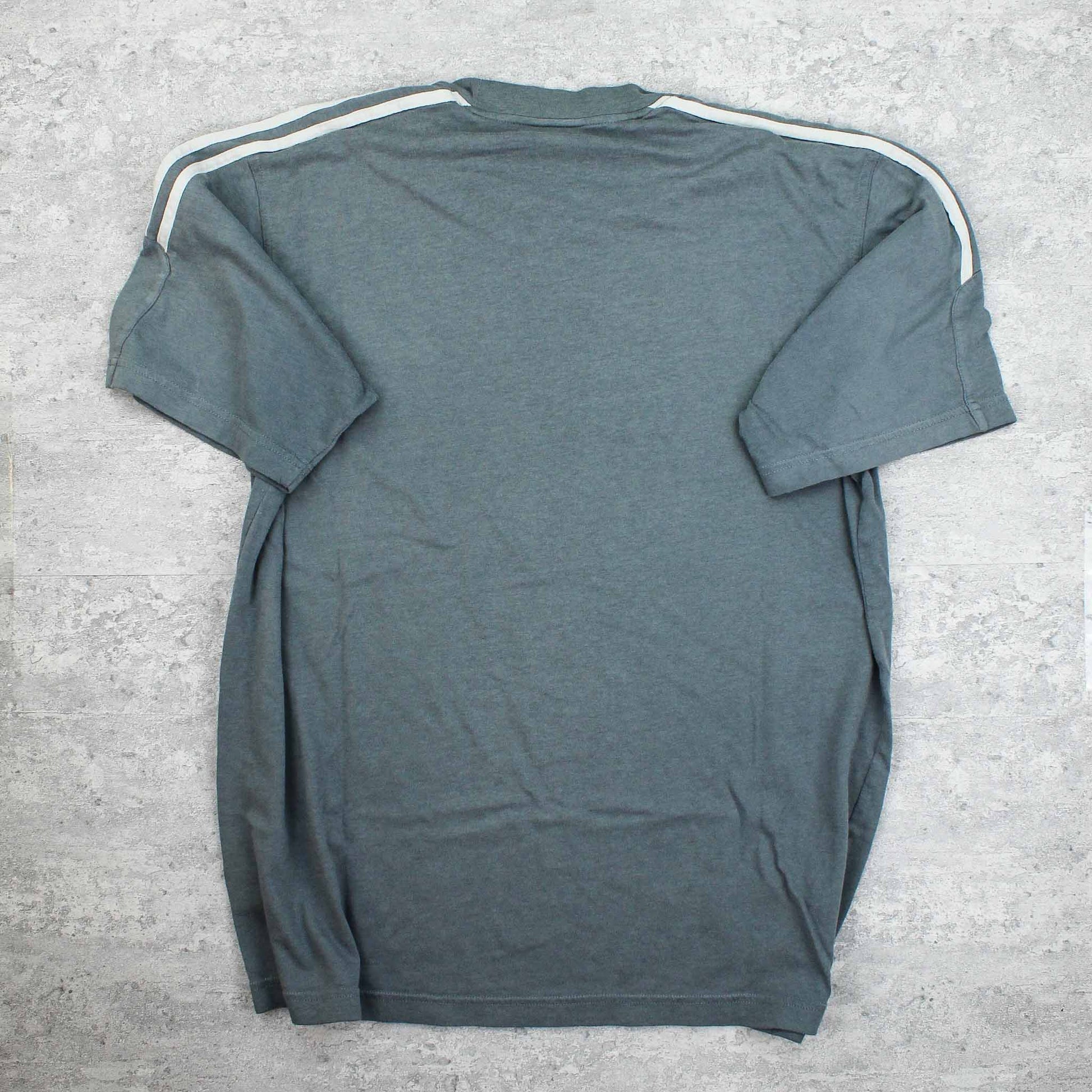 Vintage Adidas Logo T-Shirt Grau - M