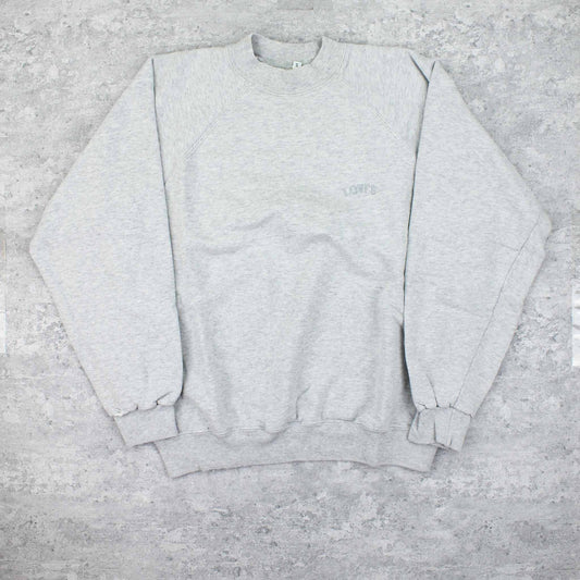 Vintage Levi's Logo Sweater Grau - XXS