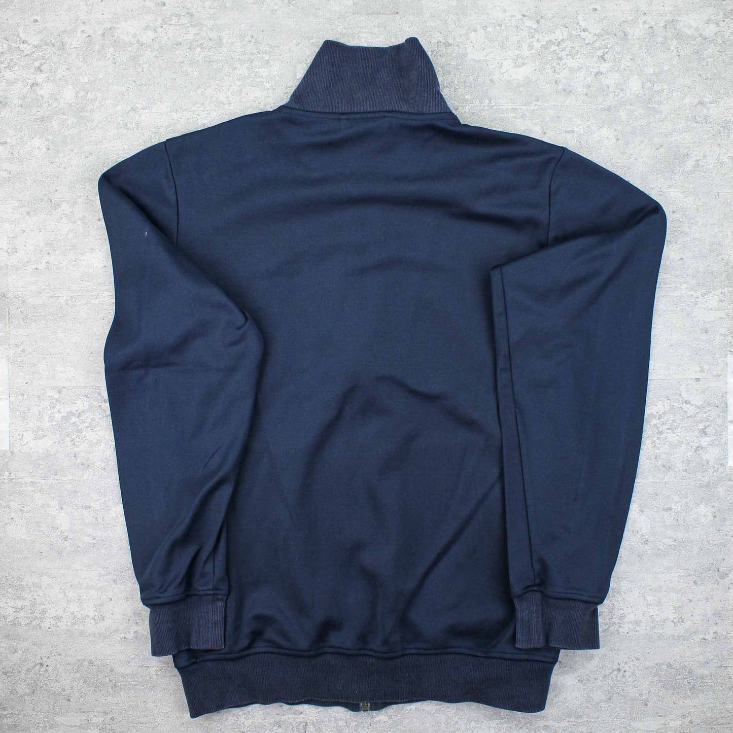 Vintage Adidas Logo Zip-Up Sweater Blau - S