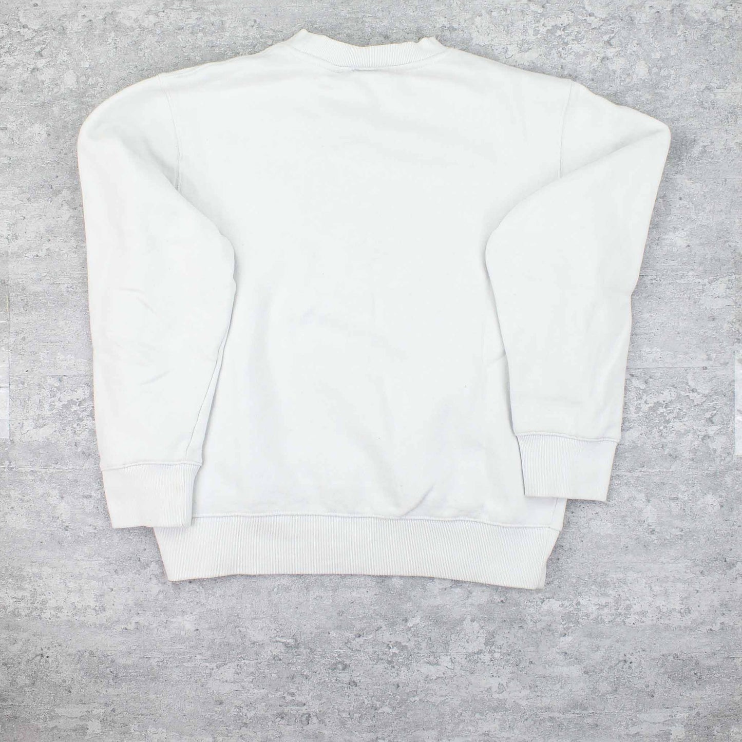 Vintage Fila Spellout Sweater Weiß - XS