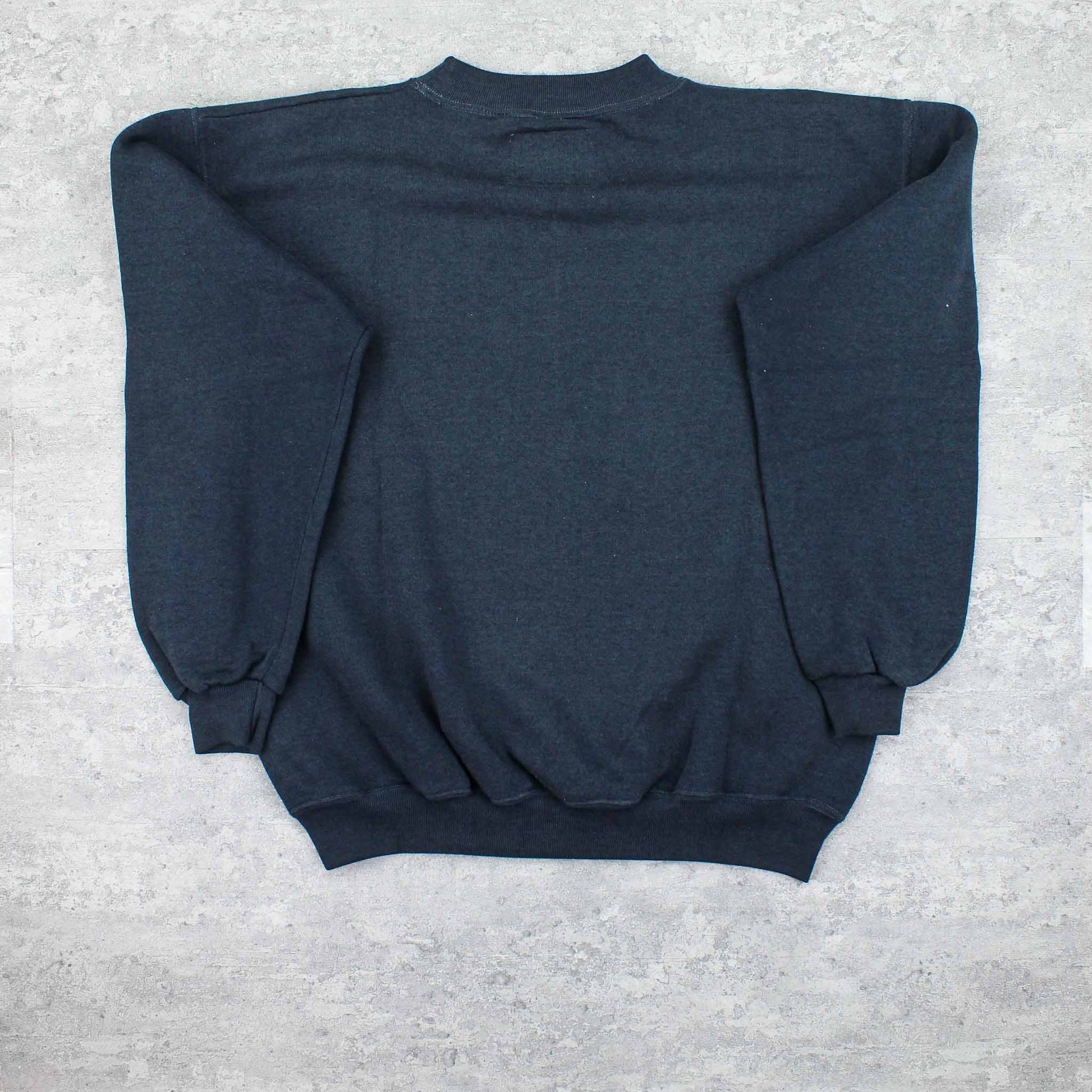 Vintage Levi's Logo Sweater Blau - XS