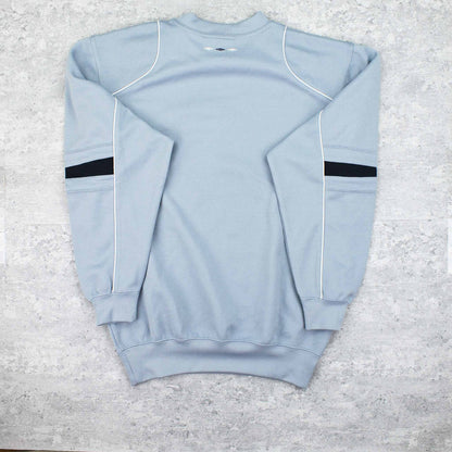 Vintage Umbro Logo Sweater Blau - S
