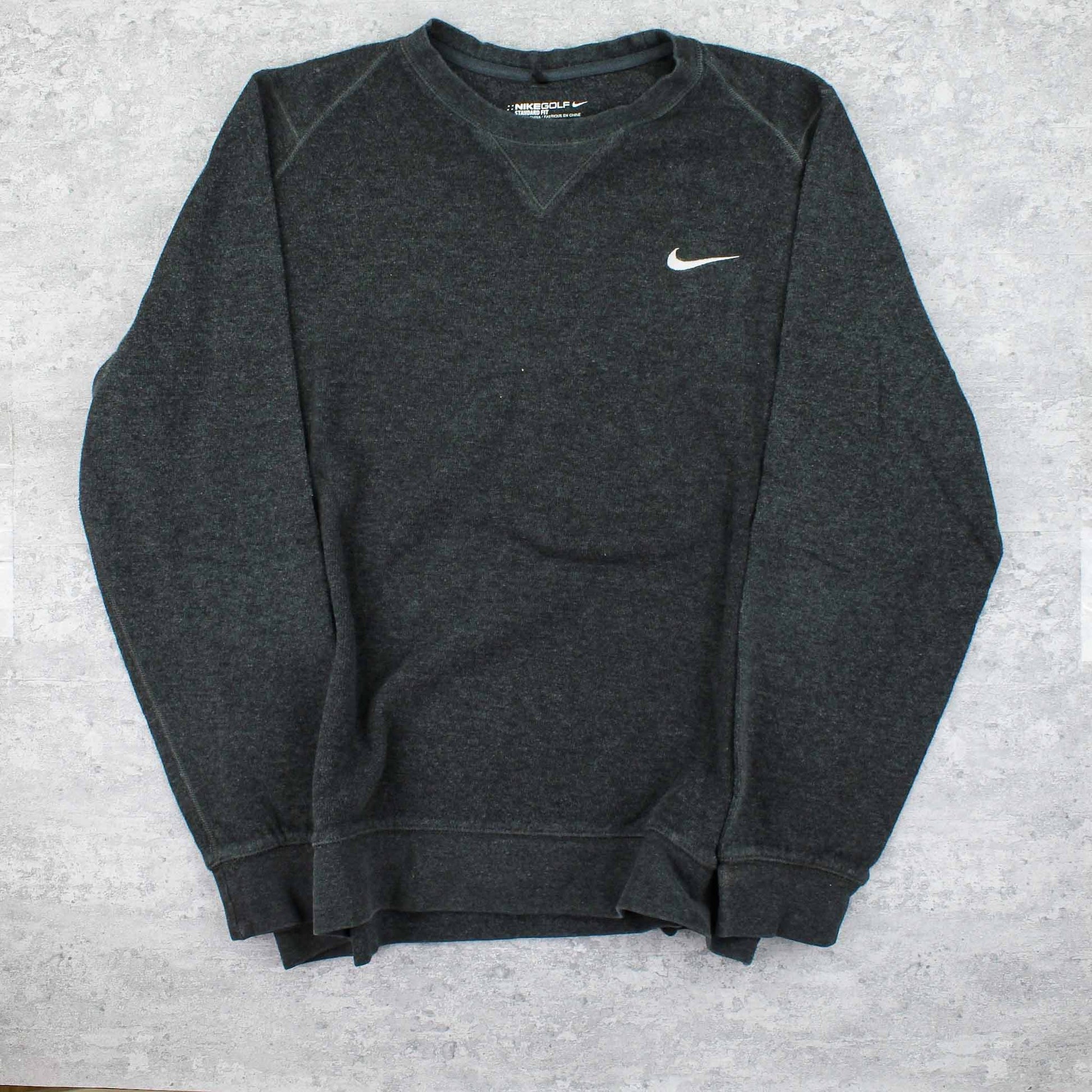 Vintage Nike Logo Sweater Schwarz - L