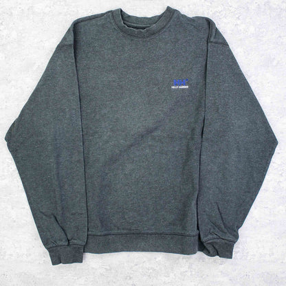 Vintage Helly Hansen Logo Sweater Grau - S