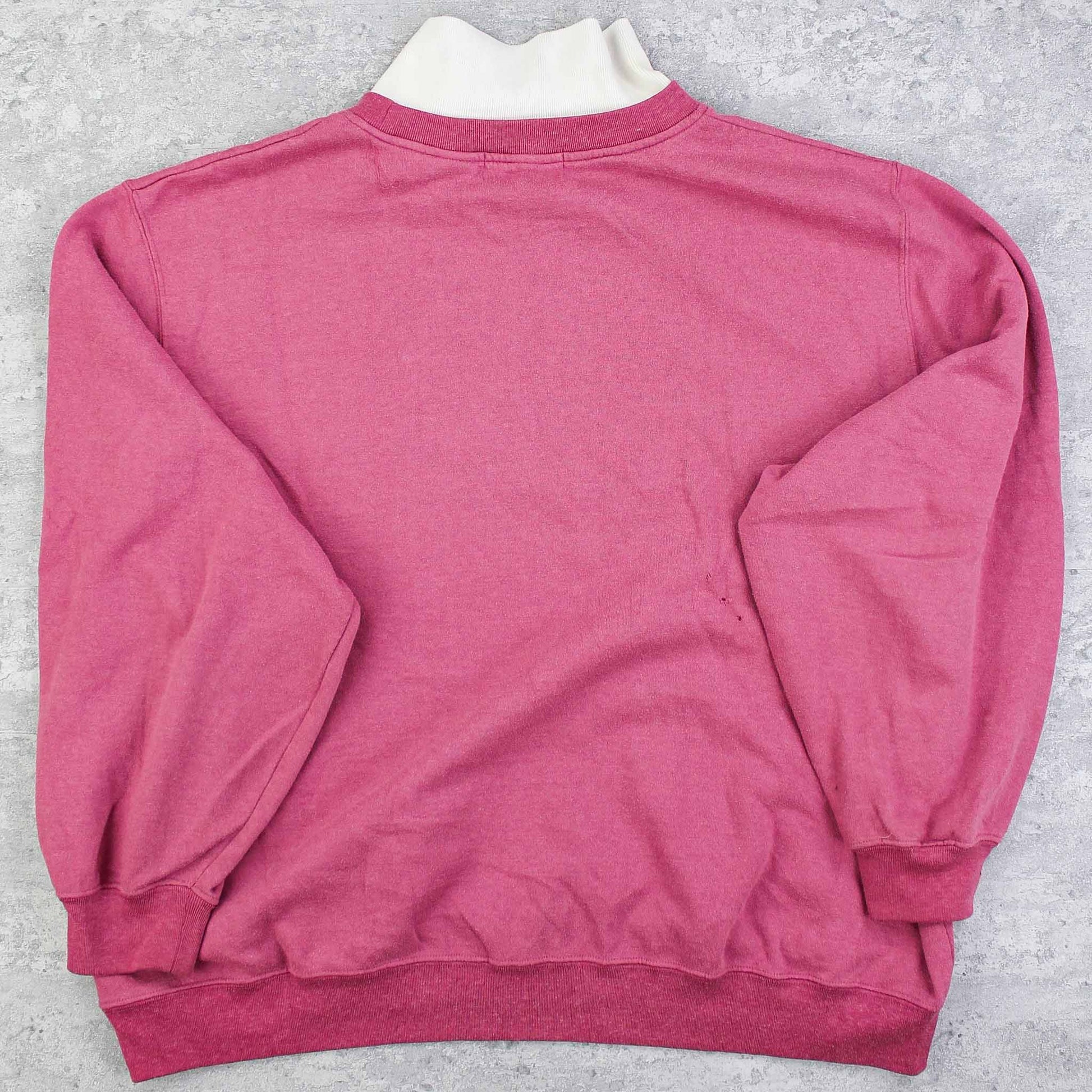 Vintage USA Logo Sweater Rot - XL