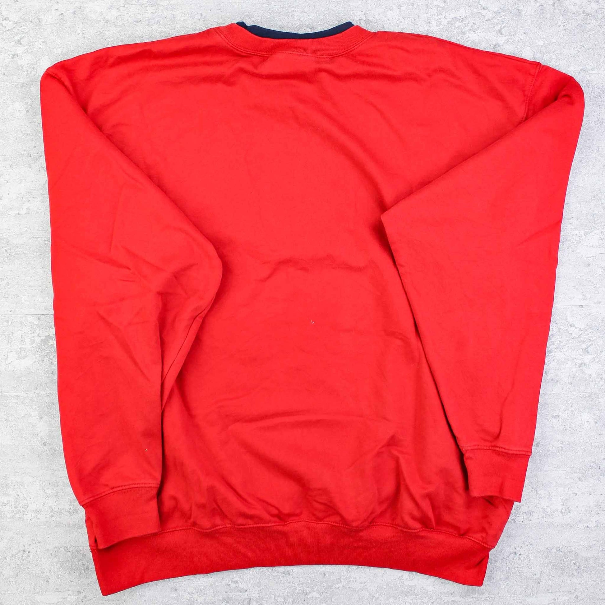 Vintage USA Logo Sweater Rot - XL