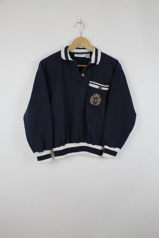 Vintage USA Sweater Blau - XS