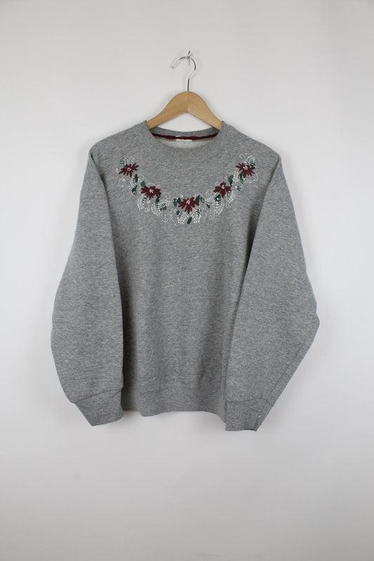Vintage USA Sweater Grau - M