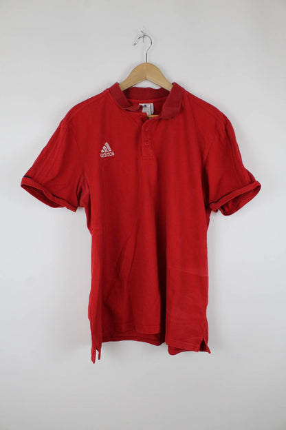 Vintage Adidas T-Shirt Rot - L