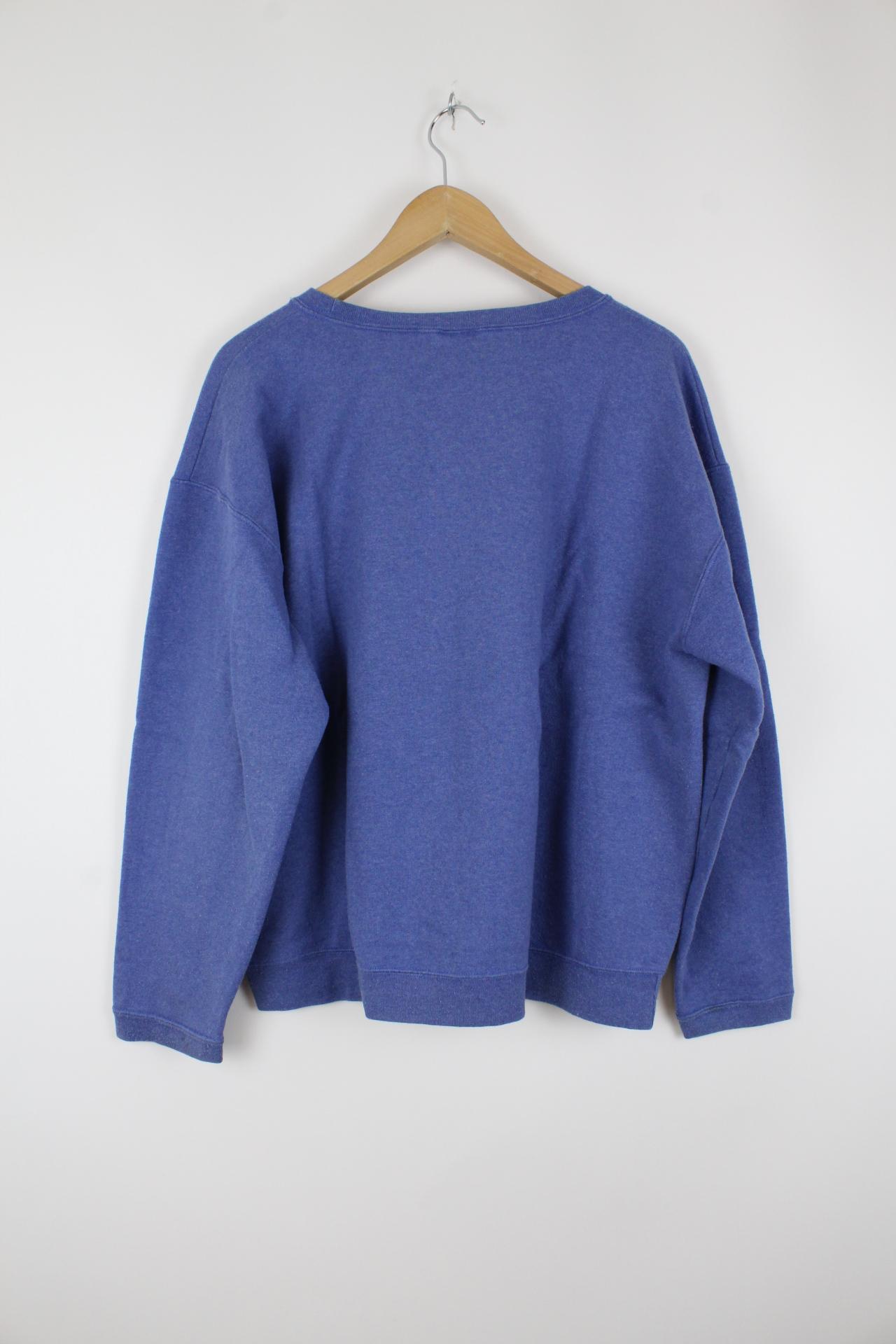 Basic Sweater Blau - L