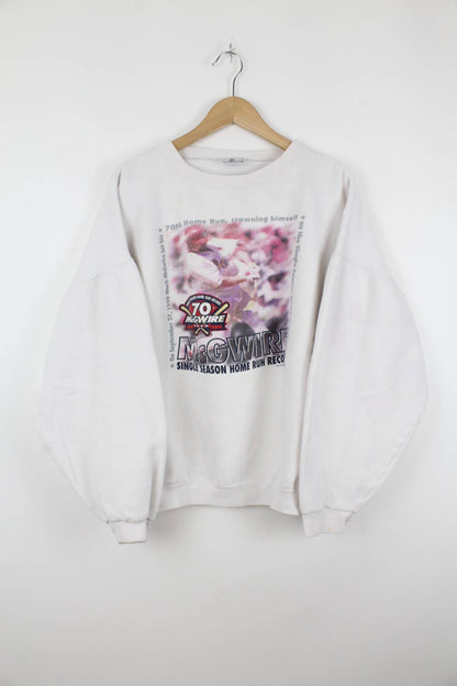 Vintage RARE USA Sweater Weiß - XL