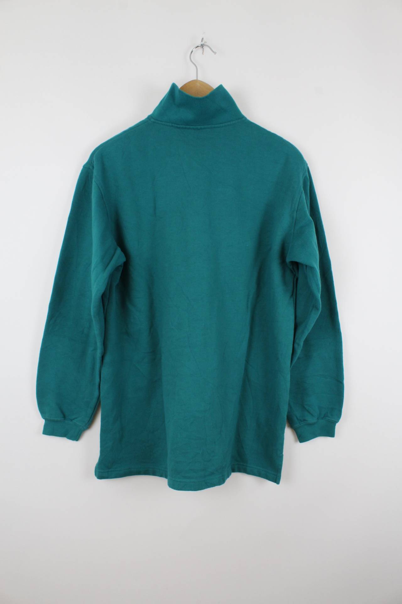 Vintage USA Zip-Up Sweater Blau - M