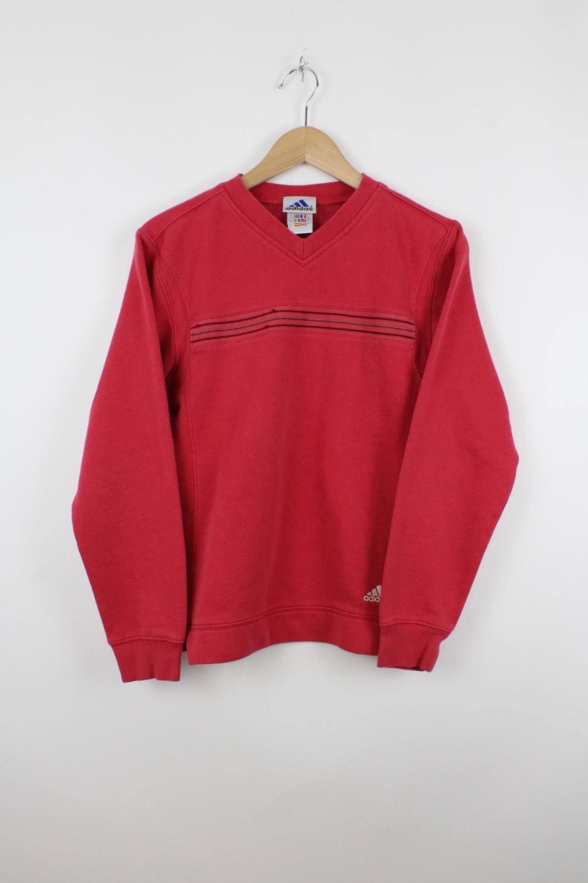 Vintage Adidas Sweater Rot - S