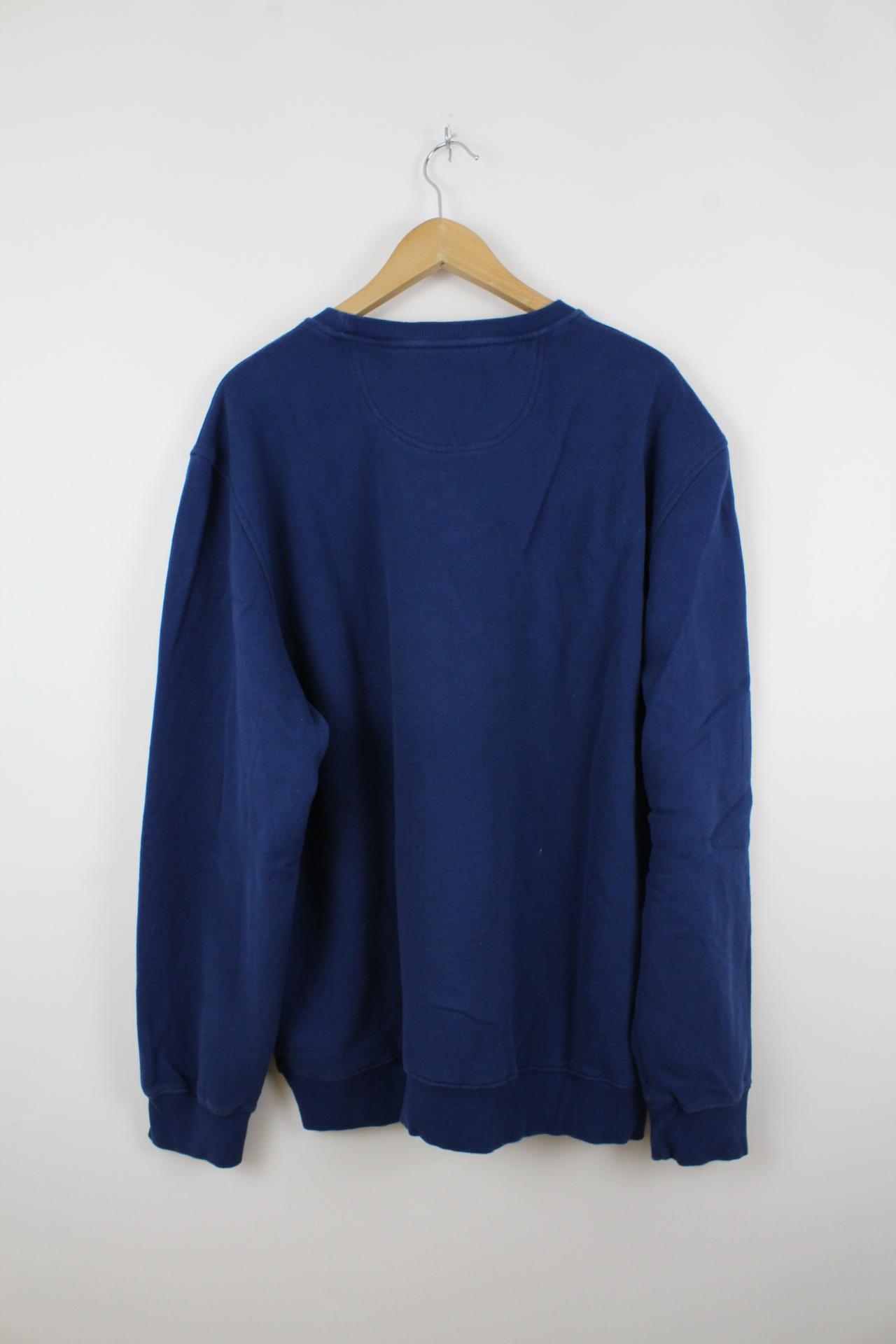 Basic Sweater Blau - XL
