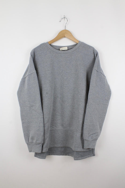 Basic Sweater Grau - L