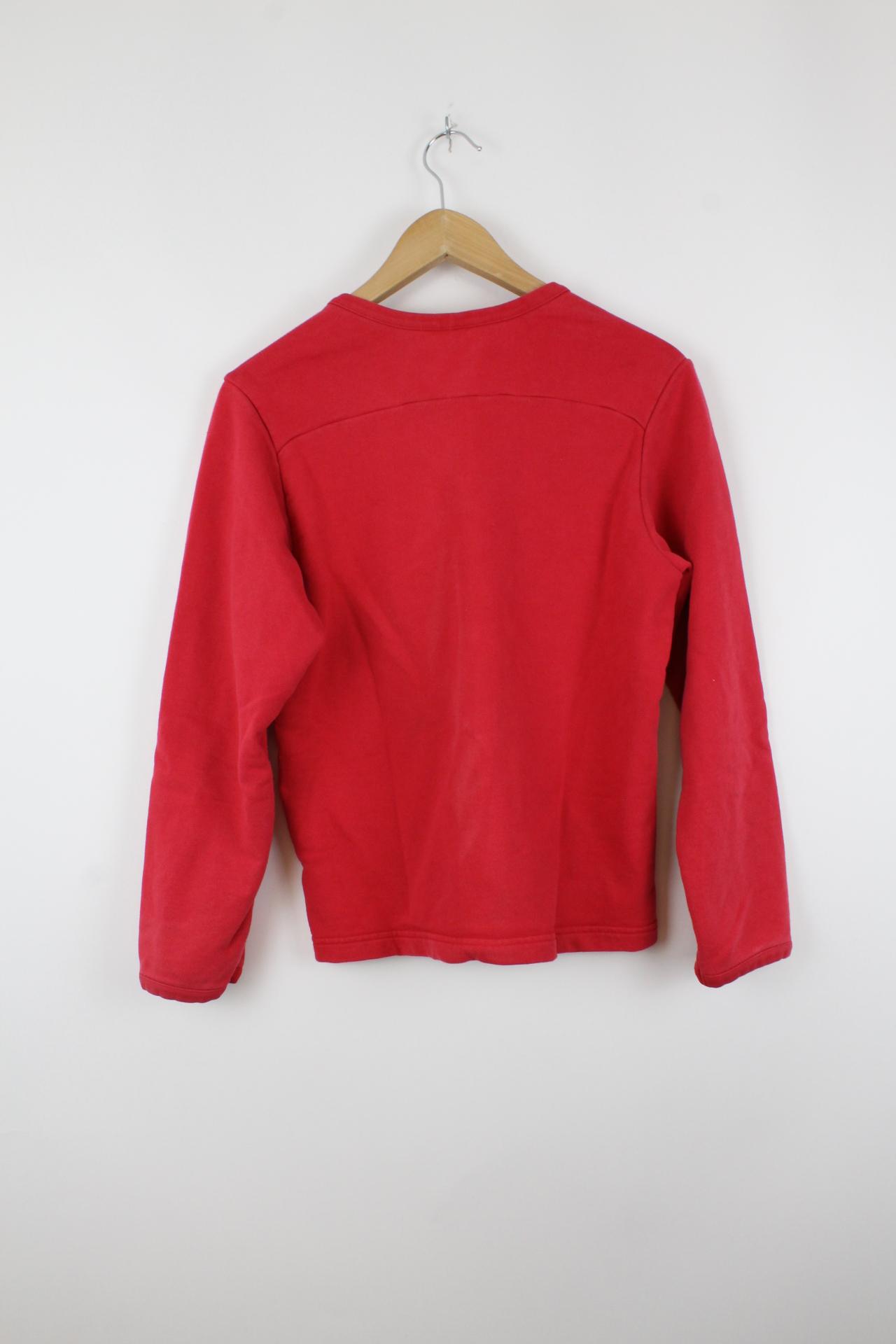 Vintage Adidas Sweater Rot - XS
