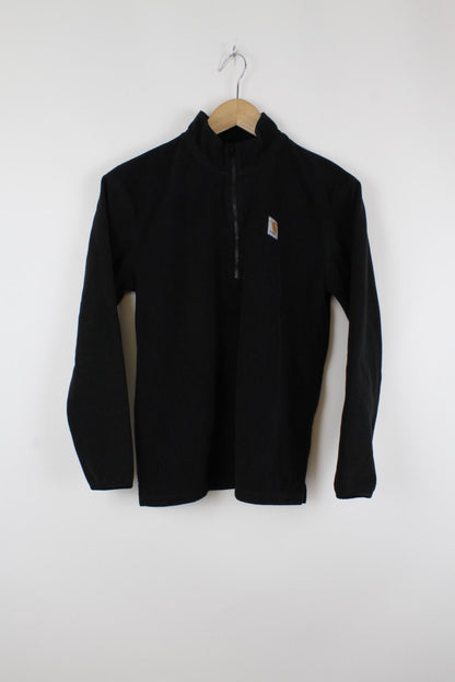Vintage Carhartt Zip-Up Sweater Schwarz - S