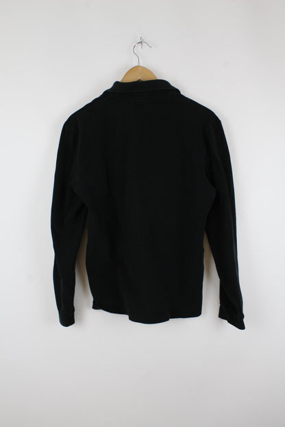 Vintage Lacoste Sweater Schwarz - S