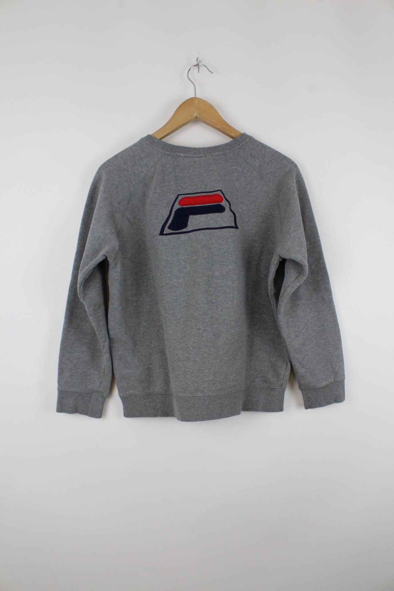 Vintage Fila Sweater Grau - S