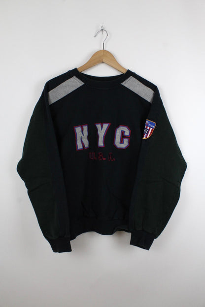 Vintage USA Sweater Schwarz - M