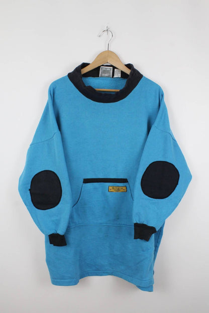 Vintage Sweater Blau - L