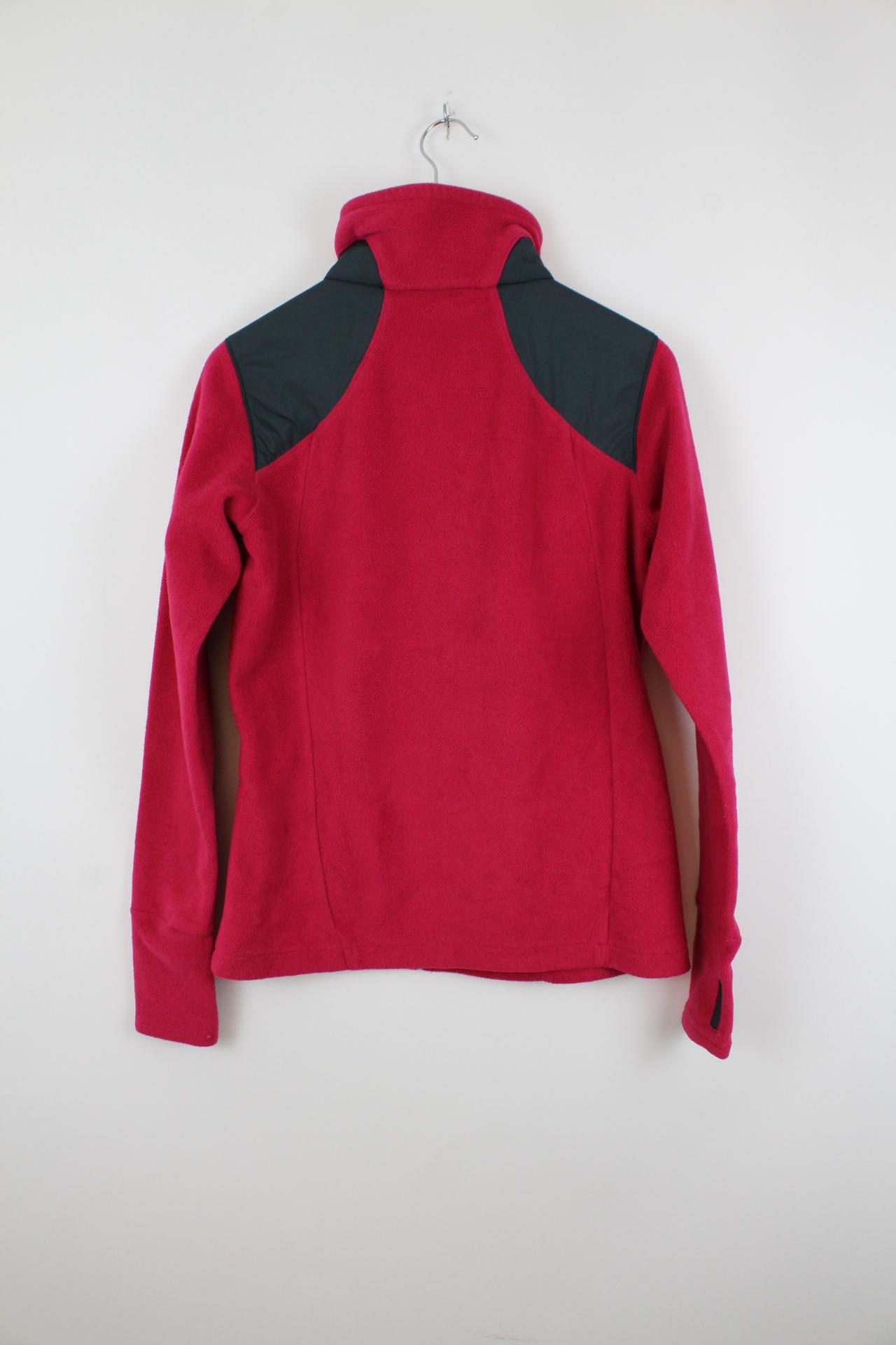 Vintage Columbia Zip-Up Fleece Sweater Rot - S
