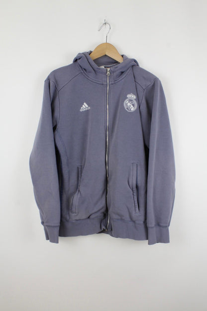 Adidas Real Madrid Hoodie Grau - M