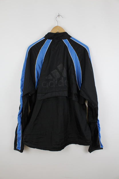 Vintage Adidas Windbreaker Schwarz - XL