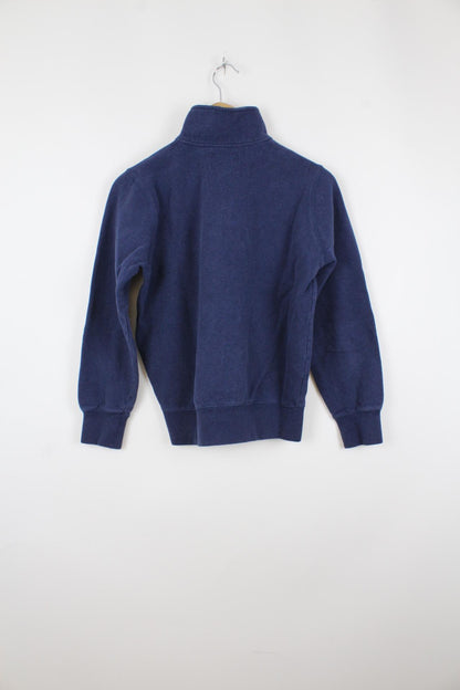 Vintage Roots Zip-Up Sweater Blau - XS