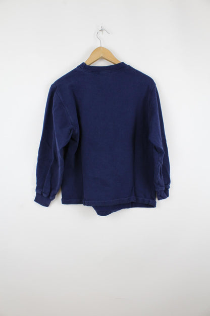 Vintage Adidas Sweater Blau - XS