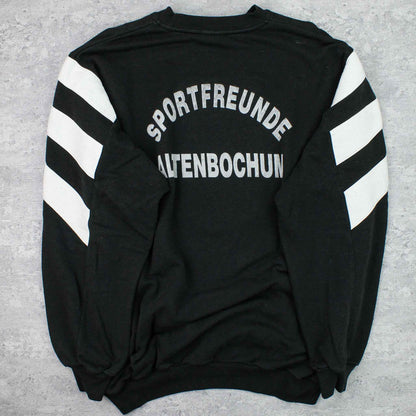 Vintage Adidas Logo Sweater Schwarz - XXL