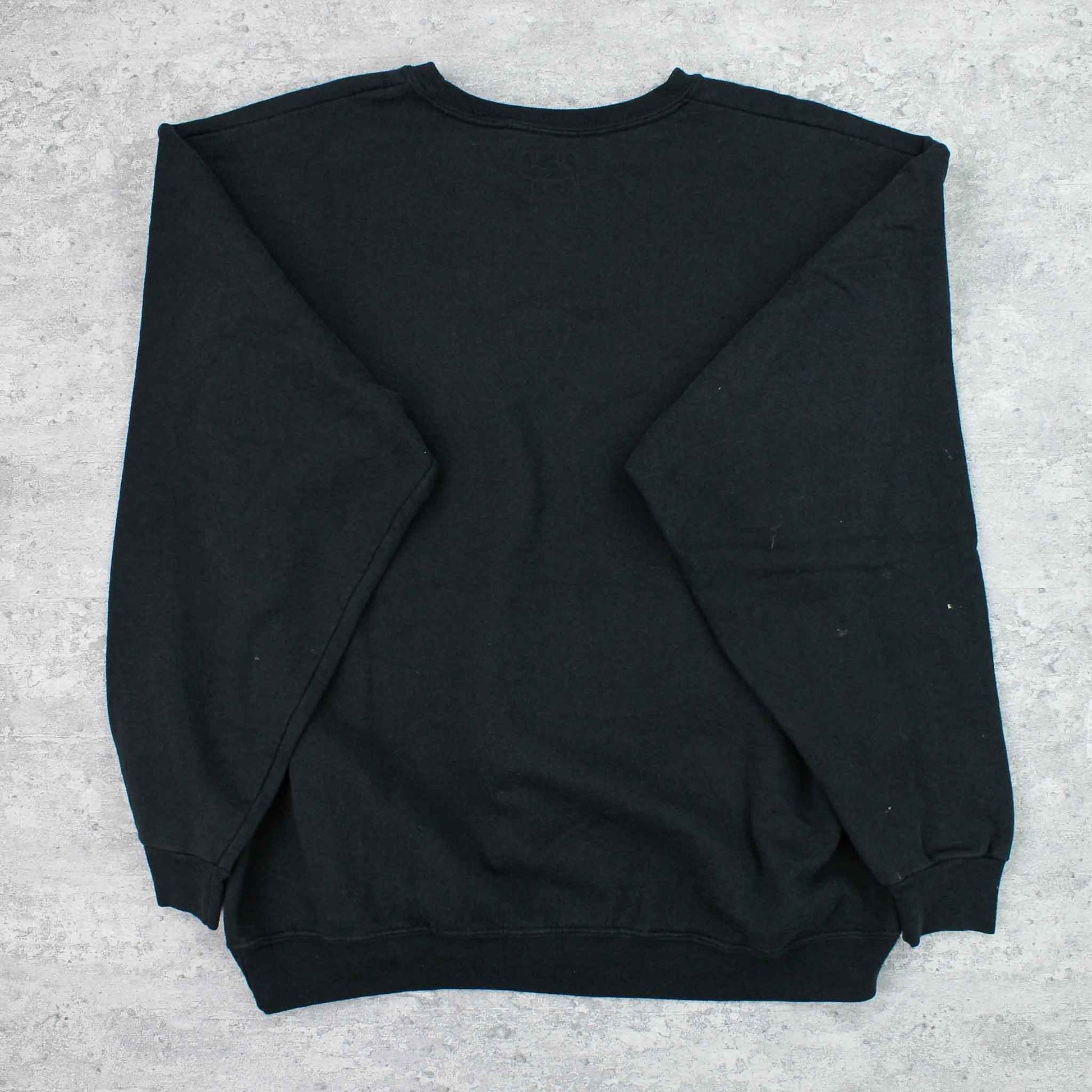 Vintage USA Spellout Sweater Schwarz - XL