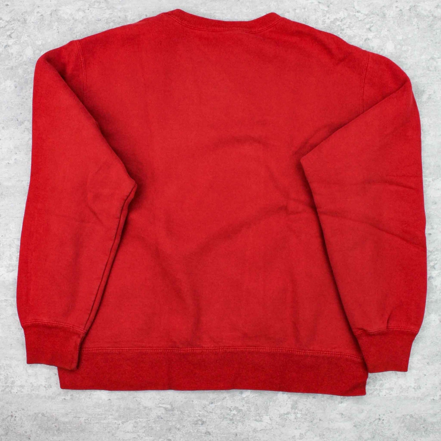 Vintage Roots Spellout Sweater Rot - L