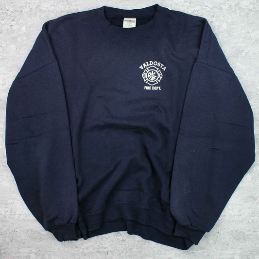 Vintage USA Logo Sweater Blau - XXL