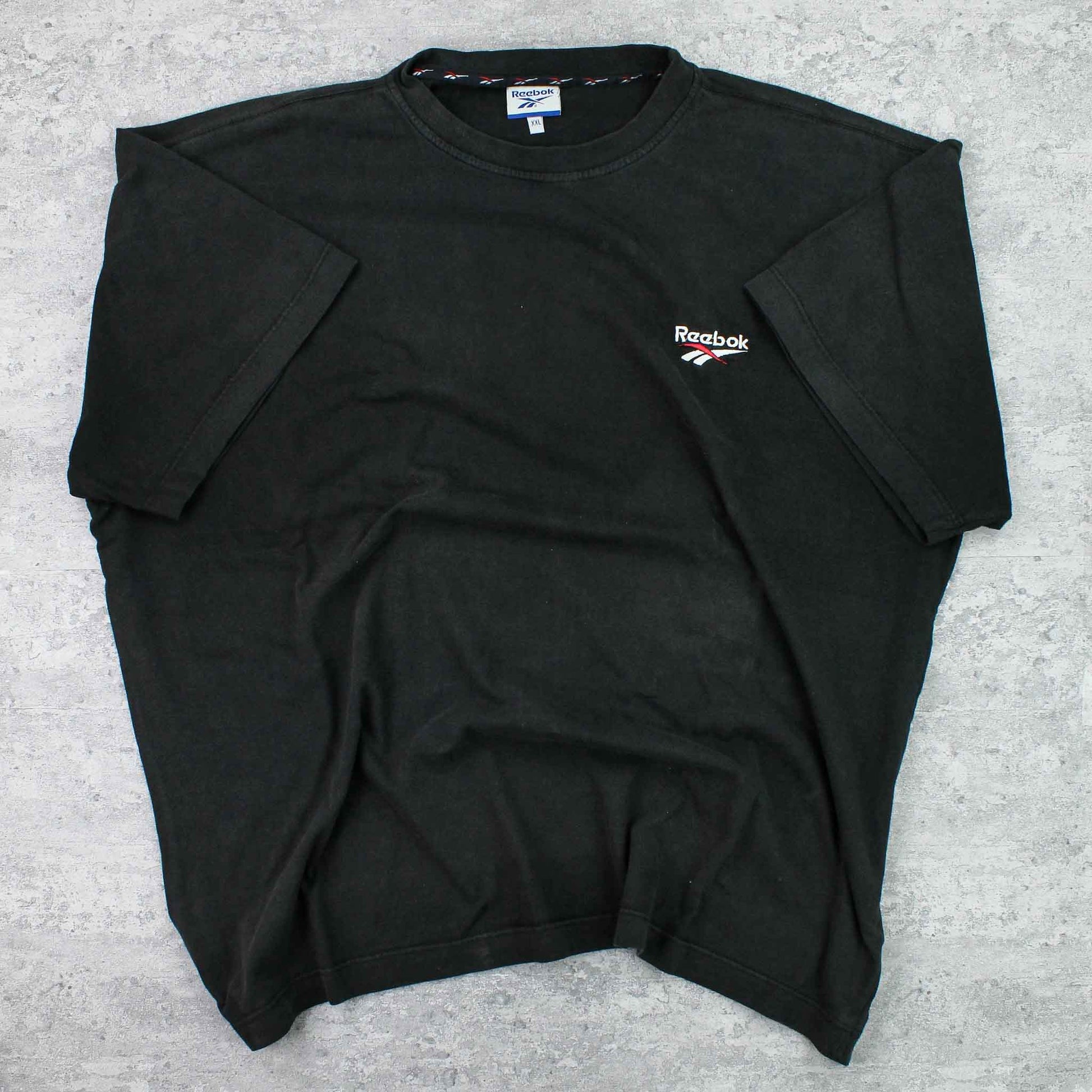 Vintage Reebok T-Shirt Schwarz - XXL