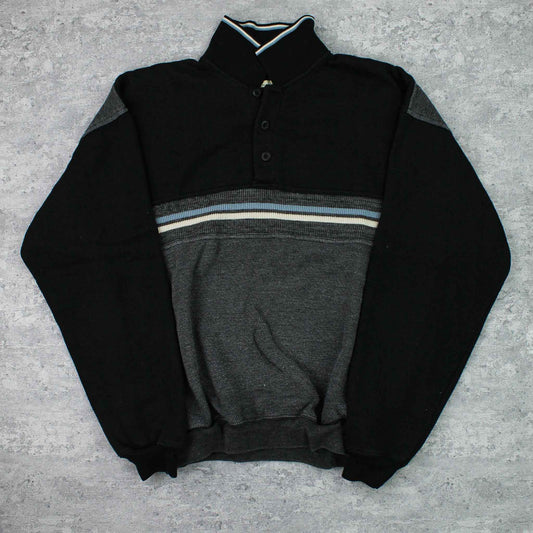 Basic Sweater Schwarz - M