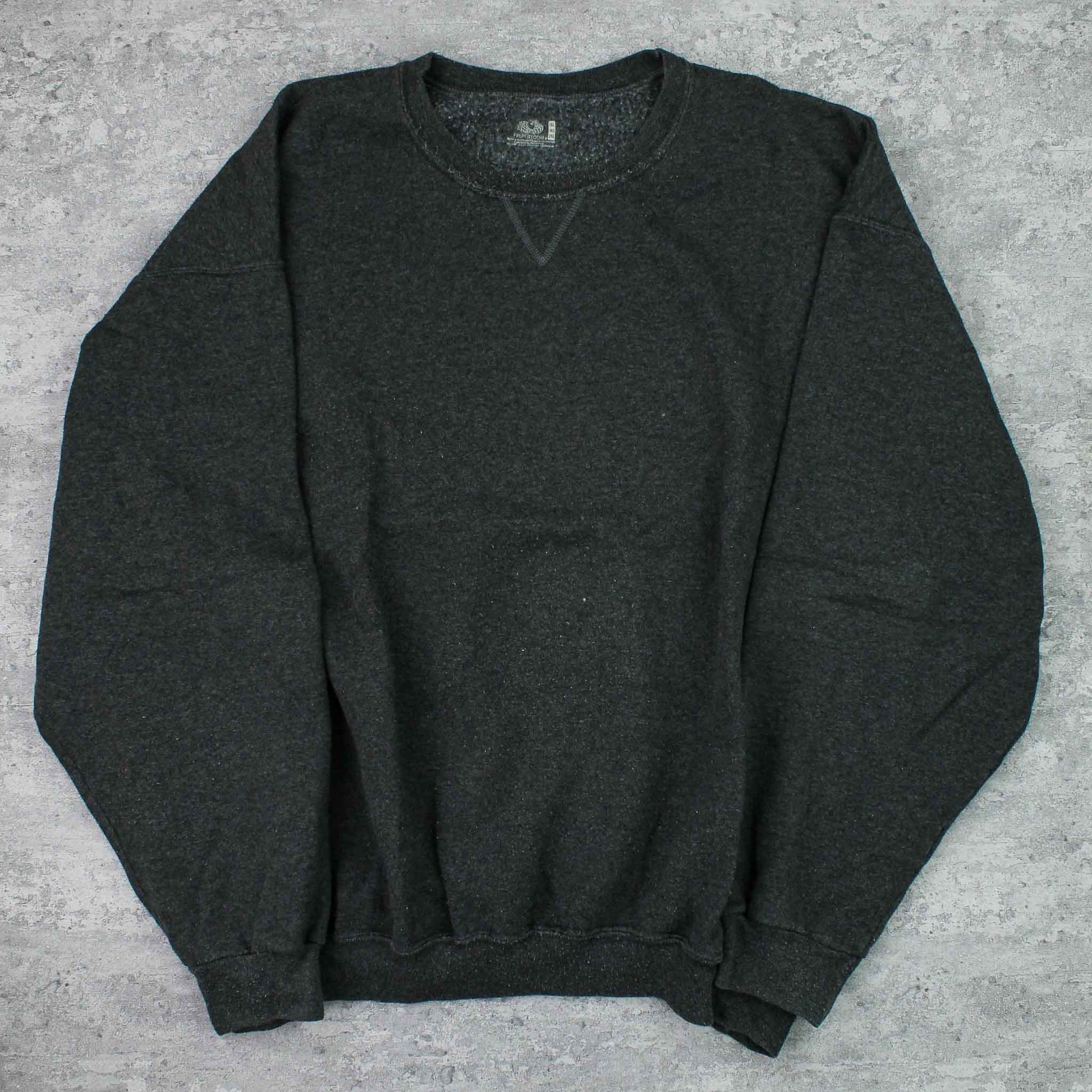 Basic Sweater Grau - XXL