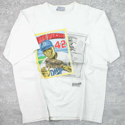 Vintage USA Baseball T-Shirt Weiß - XXL