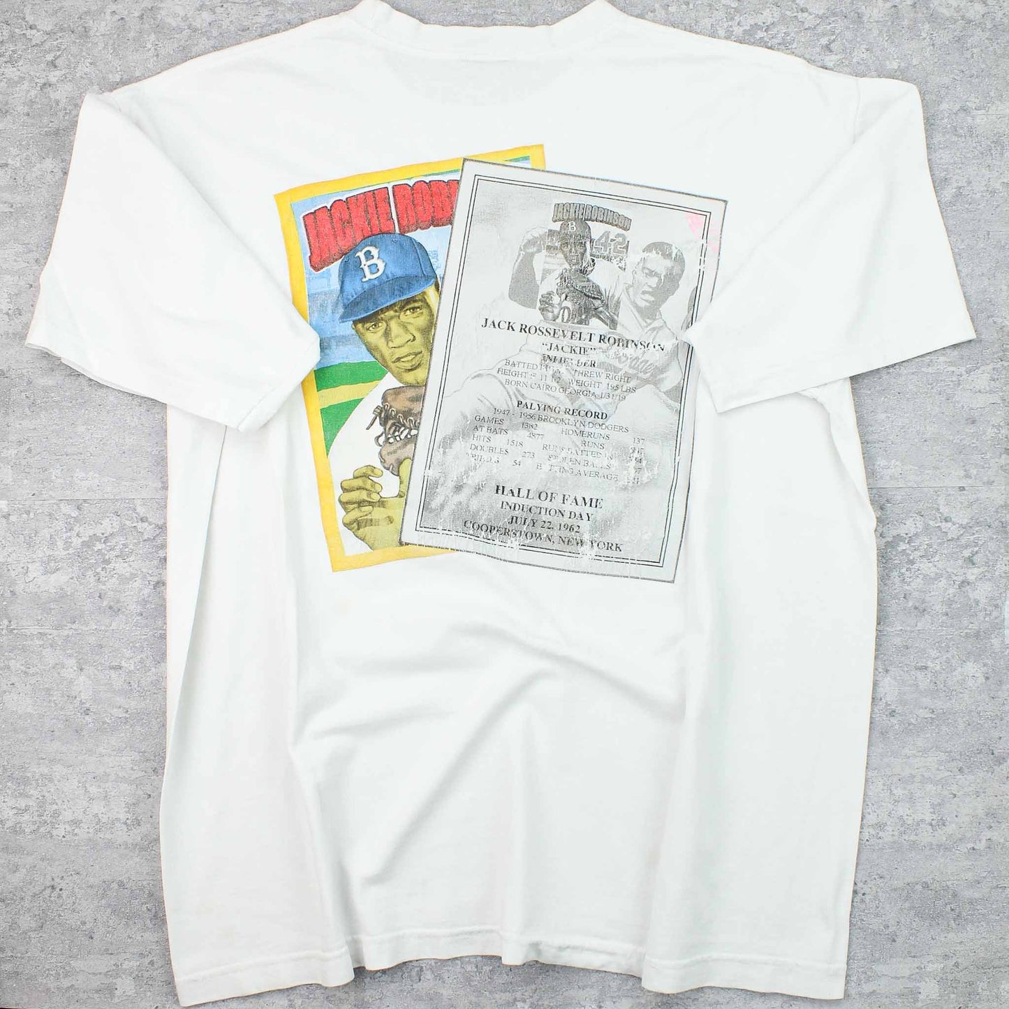 Vintage USA Baseball T-Shirt Weiß - XXL