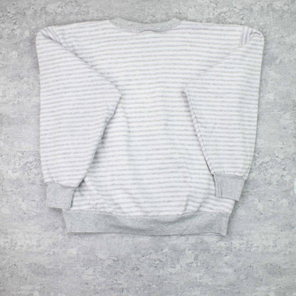 Vintage USA Spellout Sweater Grau - M