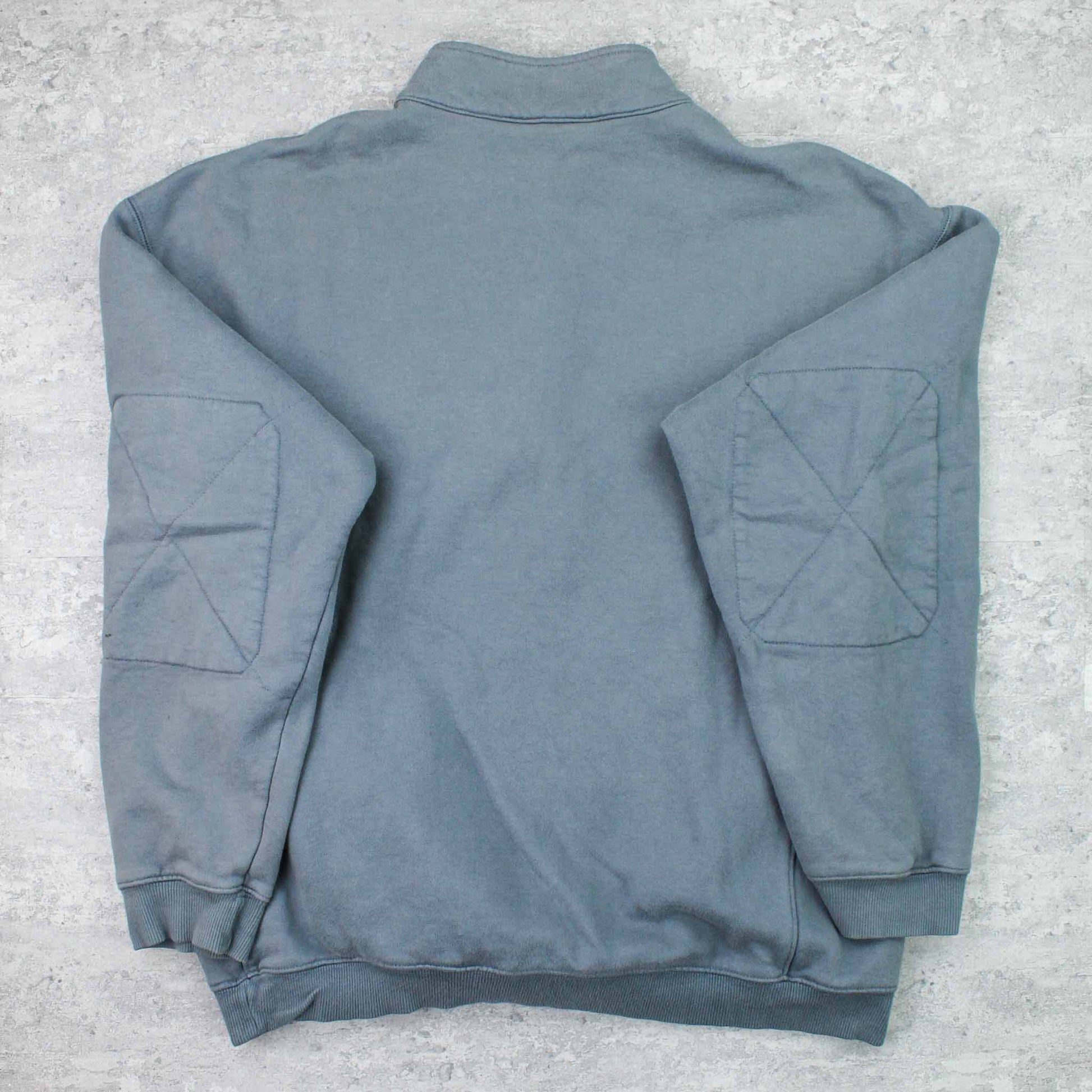 Vintage Columbia Zip-Up Sweater Blau - L