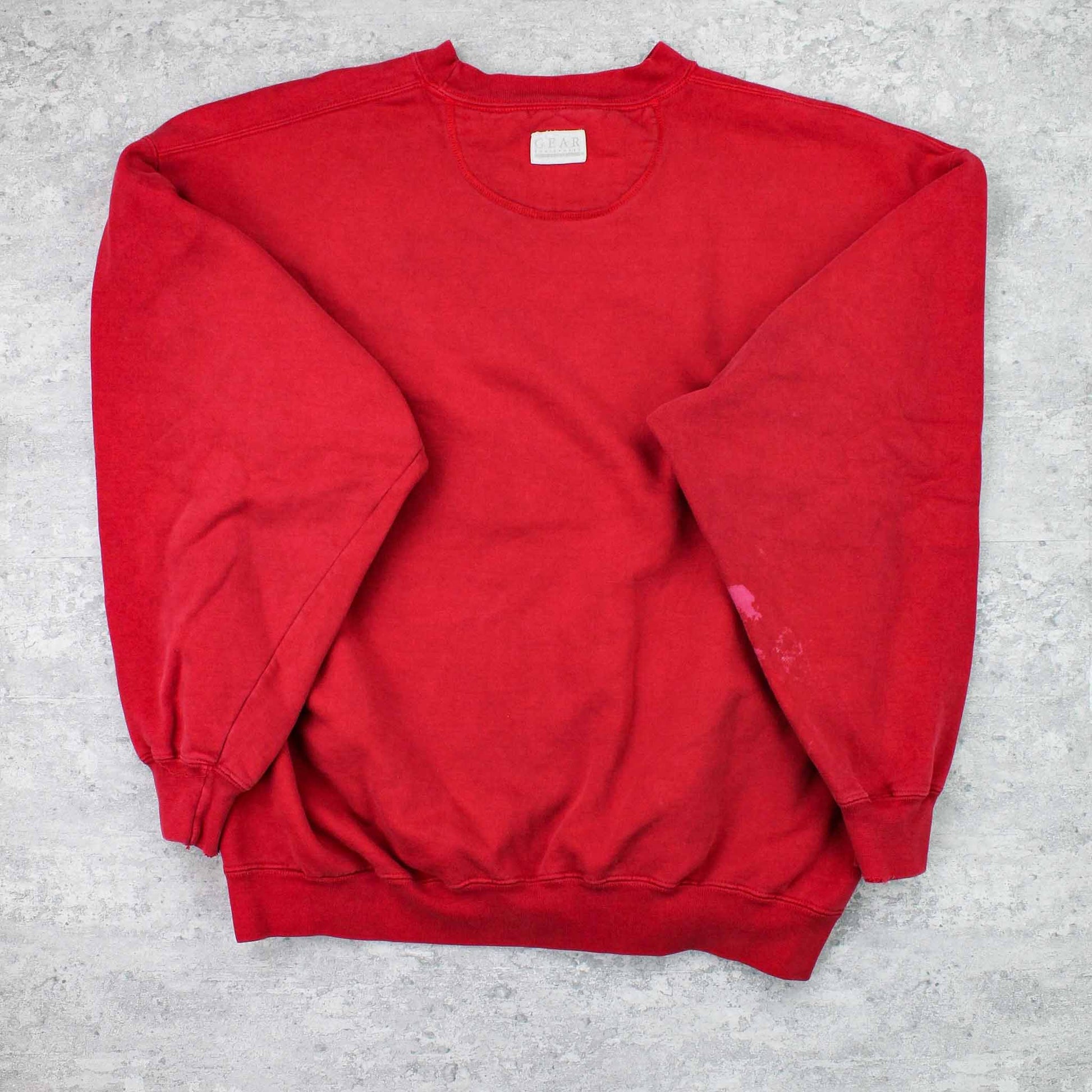 Vintage USA Logo Sweater Rot - L