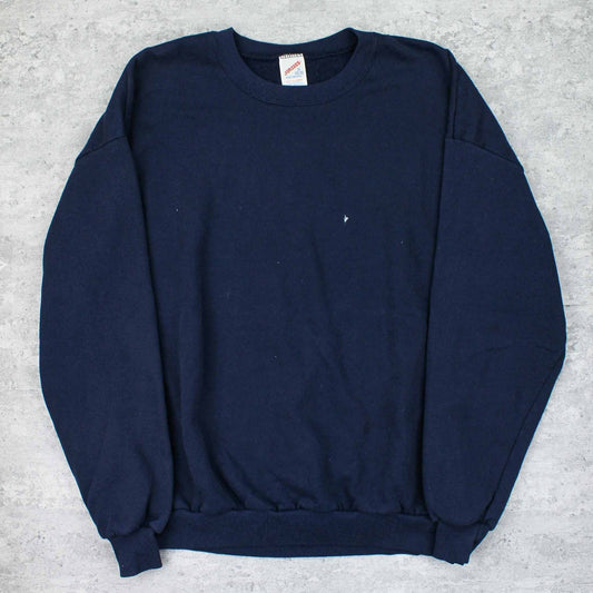 Jerzees Basic Sweater Blau - L