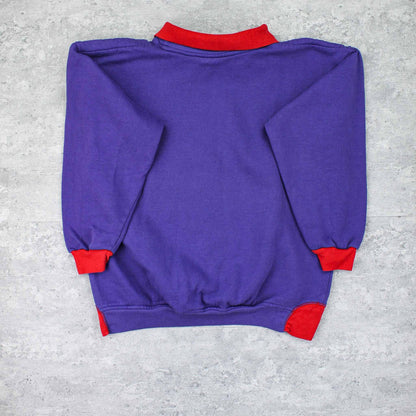 Basic Sweater Blau - S
