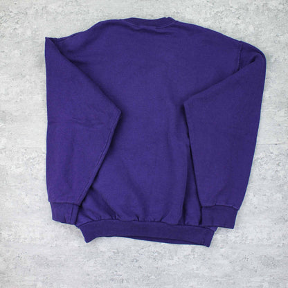 Vintage USA Logo Sweater Blau - M