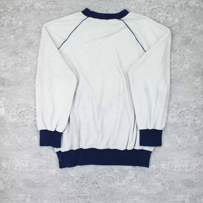 Vintage USA Spellout Sweater Weiß - S