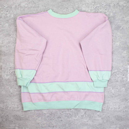 Vintage USA Spellout Sweatshirt Rosa - S