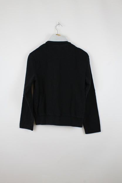 Vintage Kappa Sweater Schwarz - S