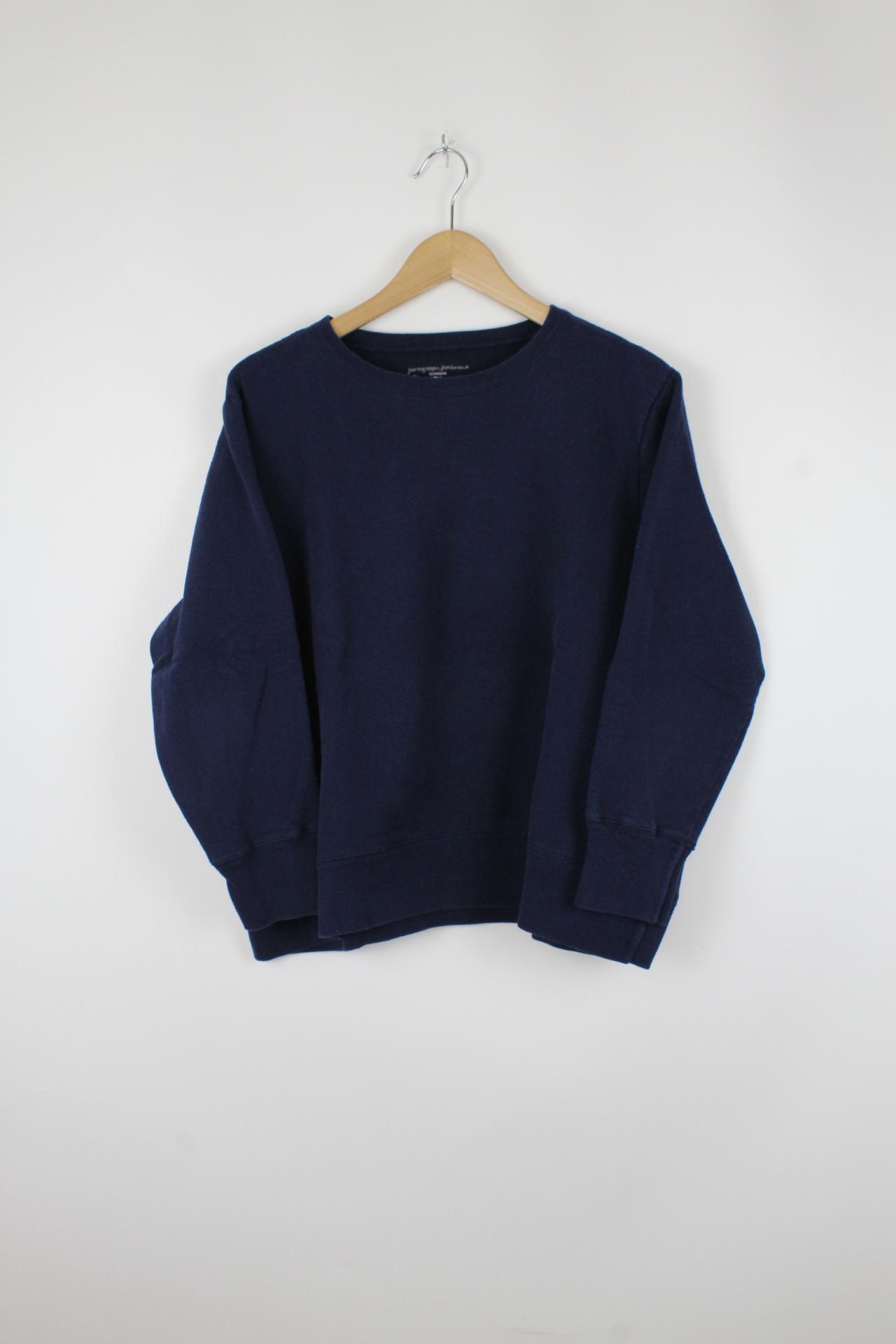 Basic Sweater Marineblau - M