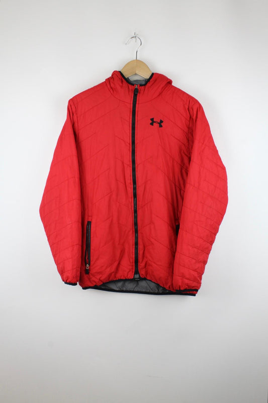 Under Armour Puffer Jacke Rot - M